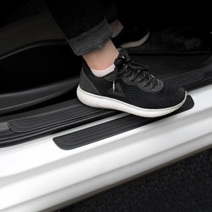 AICEL Car Door Sill Plate Protectors, Universal Car Door Entry Decoration - Image 6
