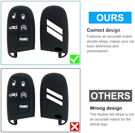 Key Fob Cover for Dodge Accessories 5 Button Key Fob Case - Image 2