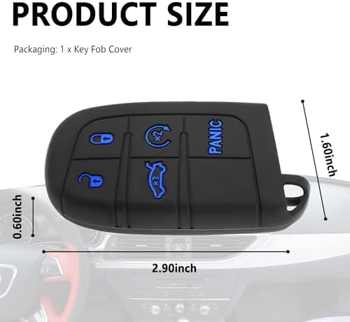 Stacool 5 Buttons Car Key Fob Cover, Key Fob Case Car Accessories Compatible - Image 2