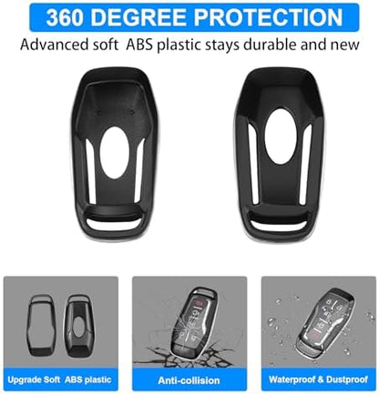 QBUC for Ford Key fob Cover, 4/5 Buttons Smart Key - Image 5