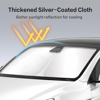 300T Sunshade for Tesla Model Y Model 3, Car Accessories 2026 for Tesla - Image 5