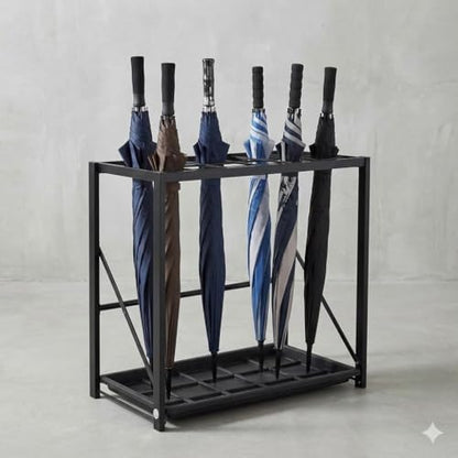 Folding Umbrella Storage Stand Rack Holder Organizer Free Standing Industrial by GLGLOBALLIFE--Abrandthatyoucantrust