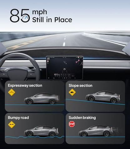Wigoo Dashboard Cover for Tesla Model Y 2020-2024, Anti-Glare Suede - Image 5