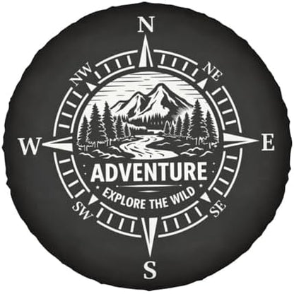 Spare Tire Cover，Compass Camper Spare Tire Cover Waterproof Sun Protection - Image 7