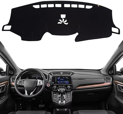 Dashboard Cover Dash Mat Fit for Ho-nda CR-V 2022-2017, Car Dash Board Mat by KEYOOG