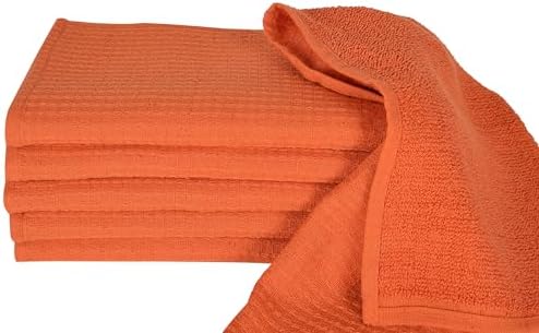 Dish Towels|Kitchen Dish Cloths Two-Sided Waffle Terry|13x28 Inches 100% Cotton - Image 3