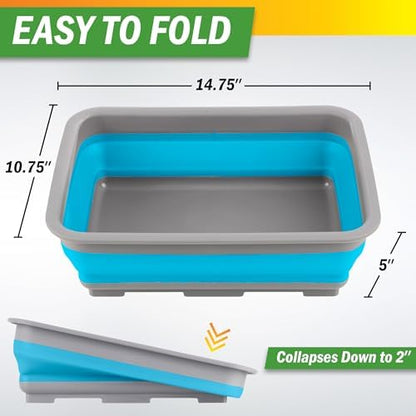 Wakeman Collapsible Bucket for Cleaning Supplies - Image 2