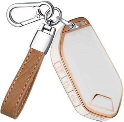 for Kia Key Fob Cover with Keychain by Unknown