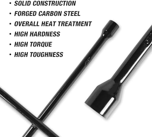 BIG RED Professional 20" Universal Heavy Duty 4-Way Cross Lug Wrench - Image 7