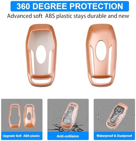 QBUC for Ford Key fob Cover, 4/5 Buttons Smart Key - Image 5