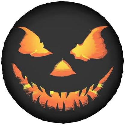 Halloween Pumpkin Face Spare Tire Cover Wheel Protectors Waterproof Wheel - Image 7