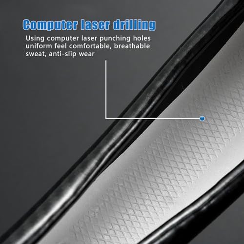 gunhunt 1 Pack Car Breathable Steering Wheel Cover, Carbon Fiber Non-Slip - Image 5