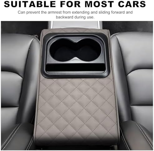 Car Center Console Armrest Pillow, Memory Foam Auto Armrest Box Cover - Image 6