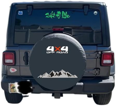 Spare Tire Cover for Toyota Prado Land Cruiser, for Jeep Gladiator by Aolowewin