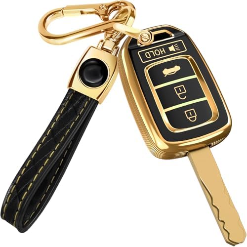 Lucrum Compatible with Honda Key Fob Cover & Keychain by Lucrum
