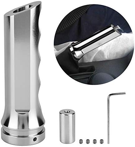 Aramox Universal Car Handbrake Cover, Aluminum Alloy Sleeve Protector, Manual - Image 4