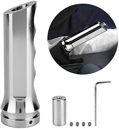 Aramox Universal Car Handbrake Cover, Aluminum Alloy Sleeve Protector, Manual - Image 4