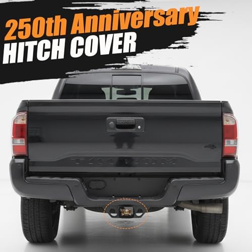 US 250th Anniversary 1776-2026 Eagle American Flag Trailer Hitch Cover - Image 2