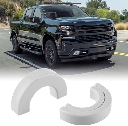 Tow Hook Covers for Silverado 1500/Sierra 1500 White by HOME