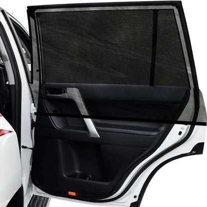 Car Window Shades，for Baby/Camping UV-Protection 2PCS XL 63''x28'' by AUGOLA