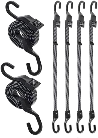80" Flat Adjustable Bungee Cords by LuckyStraps