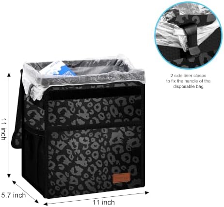 Femuar Leak Proof Car Trash Can - Image 2