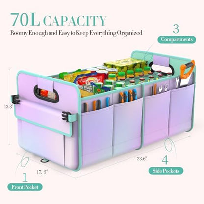 titiyiof Trunk Organizer For Suv&Sedan, Car Organizers&Storage, Waterproof - Image 3