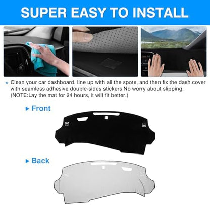 Autorder Dashboard Cover Mat for Chevy Chevrolet Equinox EV 2024 2025 2026 - Image 5