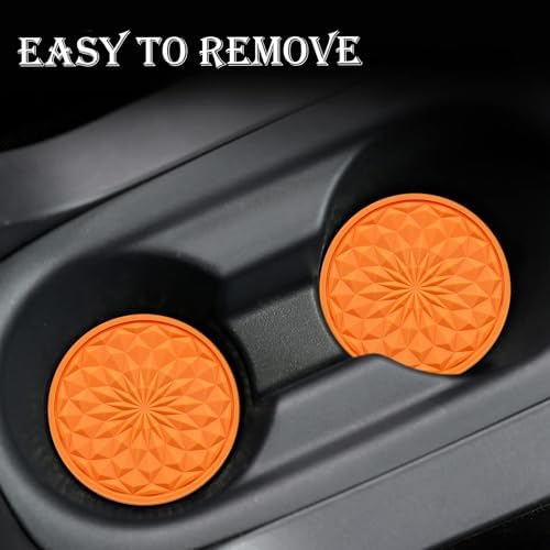 4 Pack Silicone Car Cup Holder Coaster – 2.75 Inch Non-Slip Drink Mat, - Image 6