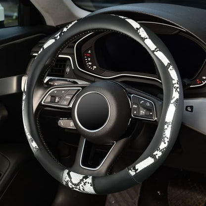 ZHOL Snake Skin Steering Wheel Cover - Image 3