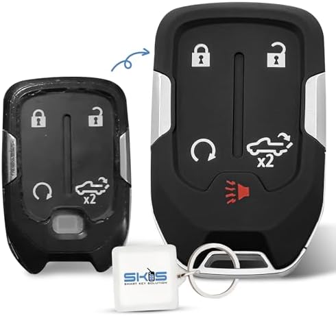 Key Fob Shell, Replacement Smart Remote Key Case Cover 5 Buttons - Image 2