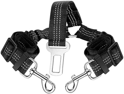 Dog Seat Belt for Car, Pet Seatbelt Designed for Two Pets by KEVANLY