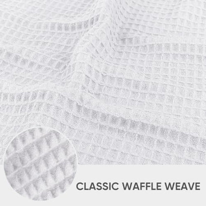 HOMEXCEL Waffle Weave Microfiber Towel, 10 PK Waffle Towels, 12 x 12 in - Image 2
