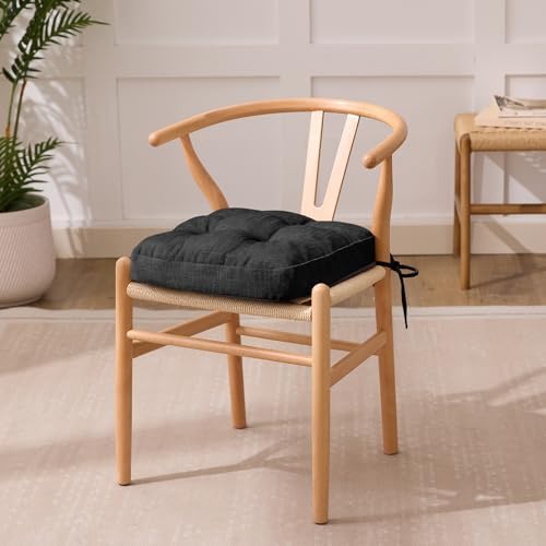 IASEAHK Memory Foam Dining Chair Cushions, 16.5"x16.5"x3.5" - Image 2