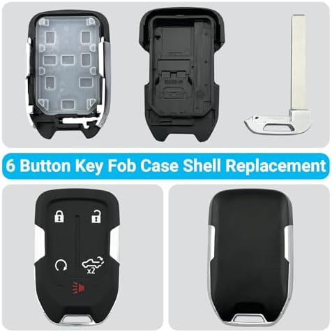 Replacement Key Fob Cover fit for 2022 2021 2020 2019 Chevy Silverado GMC - Image 6