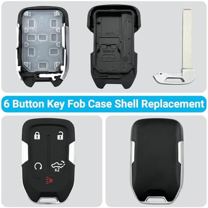 Replacement Key Fob Cover fit for 2022 2021 2020 2019 Chevy Silverado GMC - Image 6