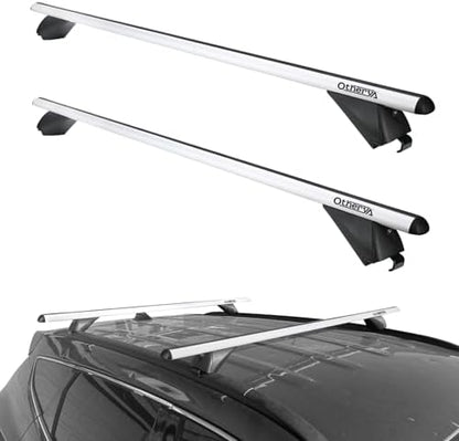 Aero Aluminum Universal Roof Rack Cross Bars, Existing Raised Side Rail by Otherya