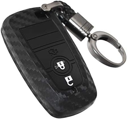 Carbon Silicone Key Fob Cover Protector by Zorratin