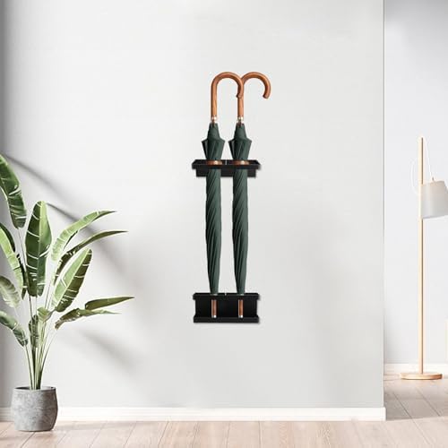 Bitray Umbrella Stand Holder Metal Wall Mounted Umbrella Stand - Image 5
