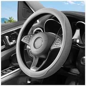 Zpana 14.5-15" Car Steering Wheel Cover, Breathable Soft Leather by Zpana