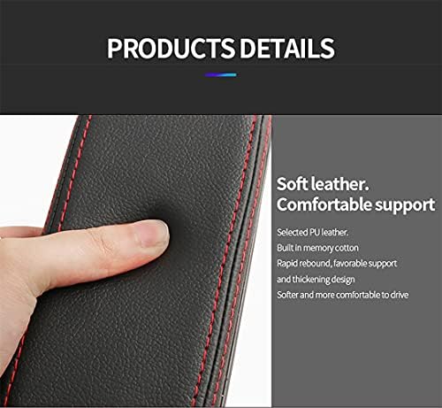 JEYODA Car Armrest Pad, Left Elbow Support, General Leather Booster Pad - Image 4