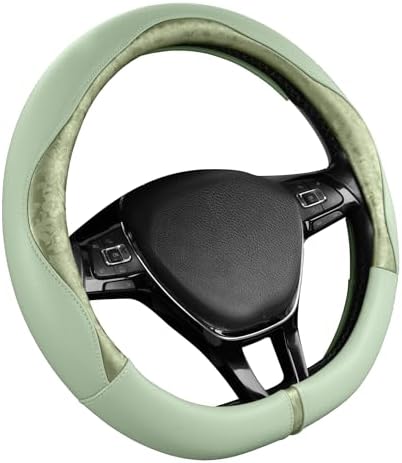 PIC AUTO Steering Wheel Cover, Universal Fit 14.5"–15.5" D-Shape Steering Cover by PICAUTO