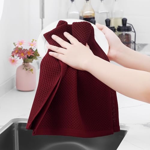 Homaxy 100% Cotton Waffle Weave Kitchen Dish Towels 18-Pack - Image 4