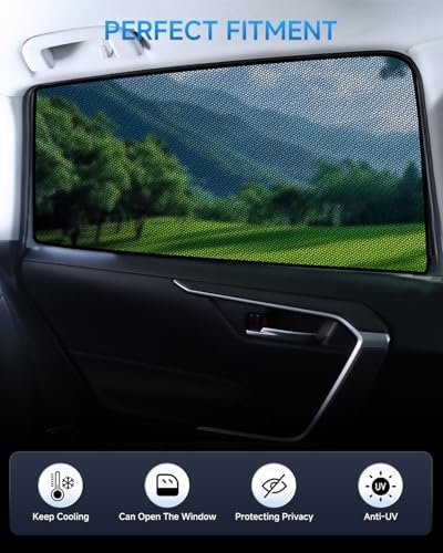 Car Window Shades for Subaru Forester, UV & Heat Blocker, Privacy Protection - Image 3