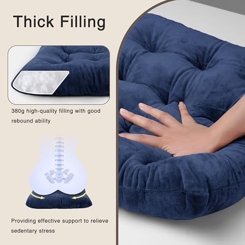 OVOV 1 Pack Chair Cushions for Dining Chairs 15.5"x15.5" Navy - Image 6
