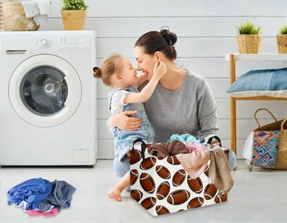 Rectangular Football Baskets Kids Storage Bins Baby Boy Basket Kids Toy Storage - Image 5