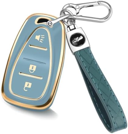 for Chevy Key Fob Cover, 3 Buttons TPU Key Cover by CARKEYCOVERforKERHXLE