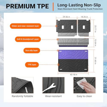 powoq 4 Door Cargo Mat Compatible - Image 6