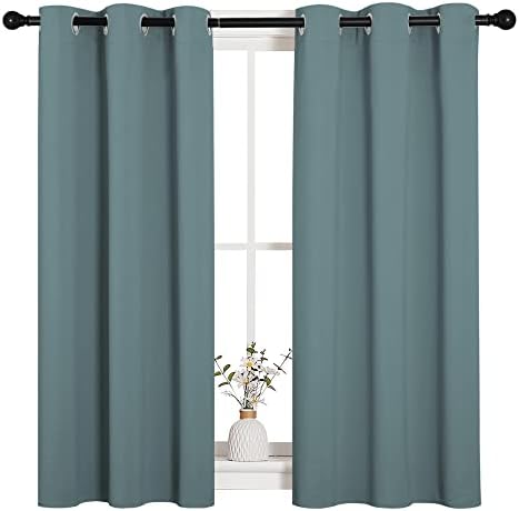 NICETOWN Modern Blackout Curtains, 2 Panels, W34 x L45-inch - Image 2
