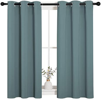 NICETOWN Modern Blackout Curtains, 2 Panels, W34 x L45-inch - Image 2